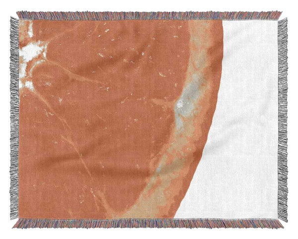 Orange Woven Blanket