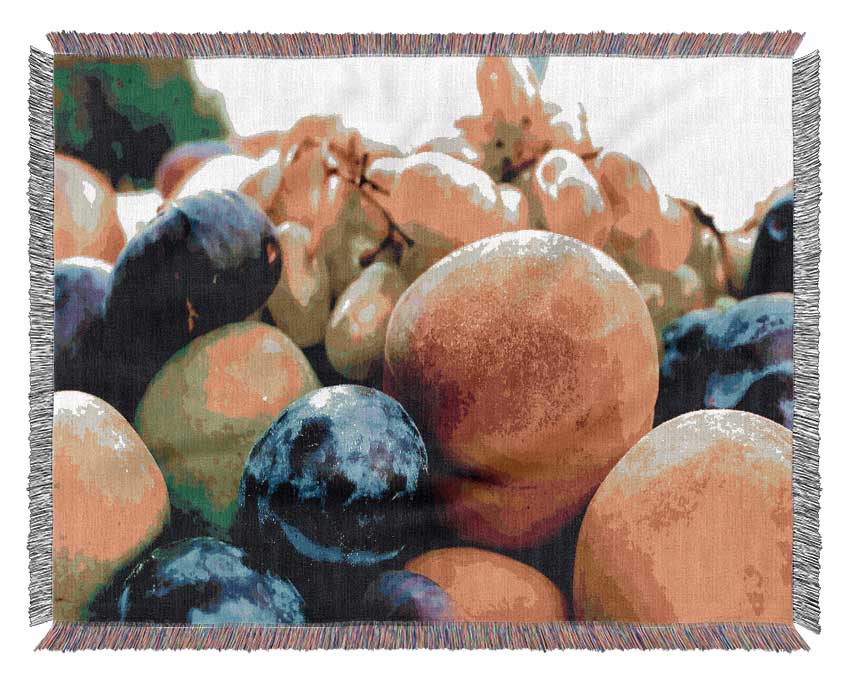Fruit Bowl Woven Blanket