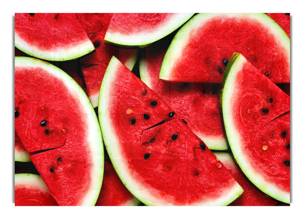 Geschnittene Wassermelone