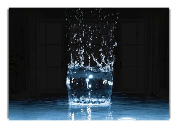 Wasserspritzer dunkel