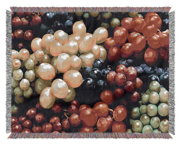 Nothing But Grapes Woven Blanket