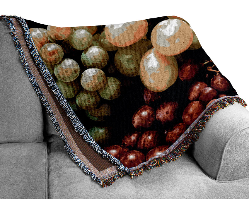 Nothing But Grapes Woven Blanket