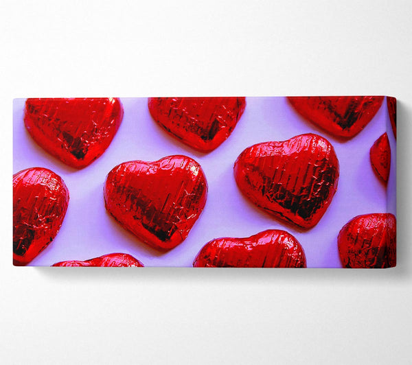 Red Chocolate Love Hearts