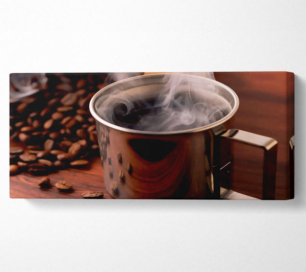Steaming Hot Coffee