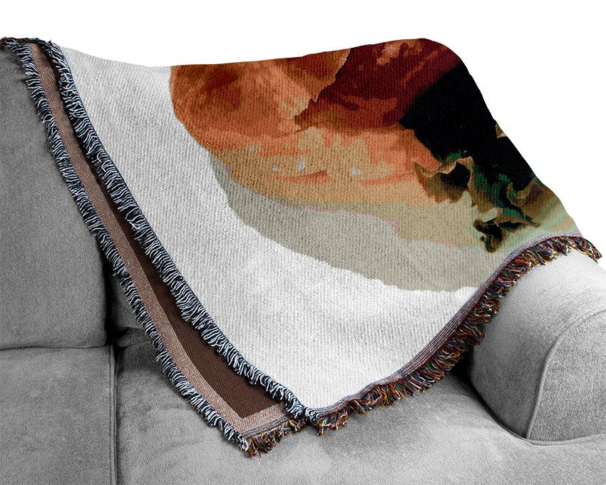 Sausage Croissant Woven Blanket