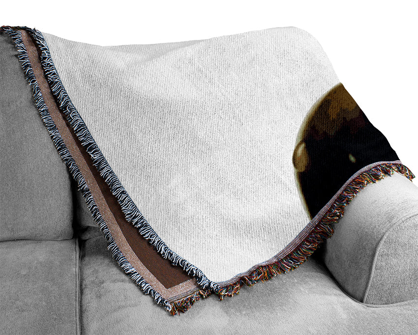 Green Pepper Head Woven Blanket