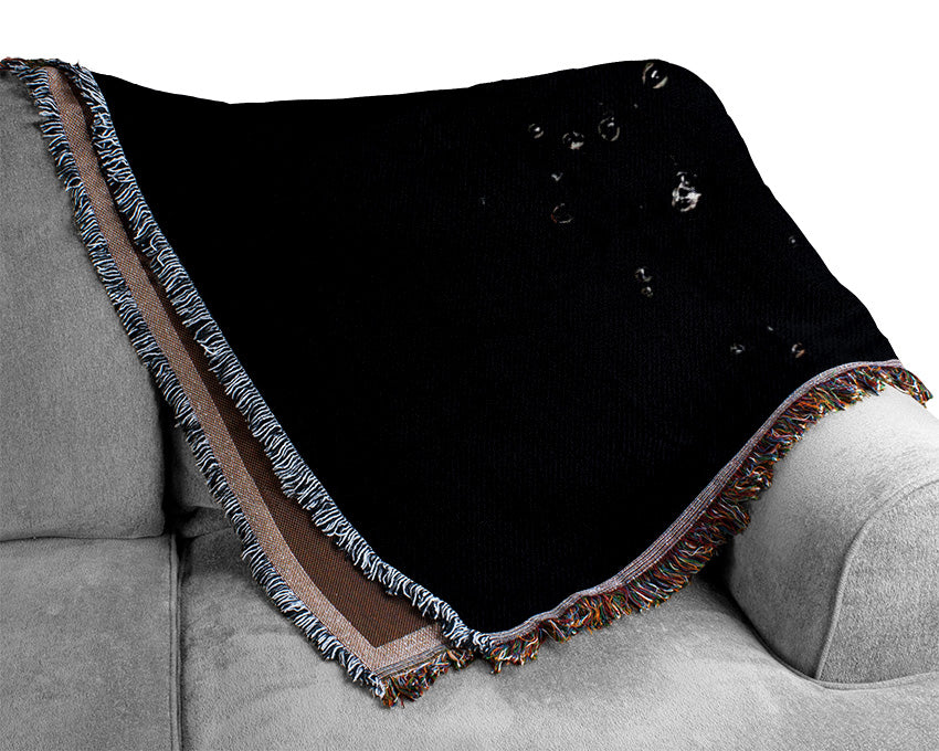 Gin And Tonic Lemon Splash Woven Blanket
