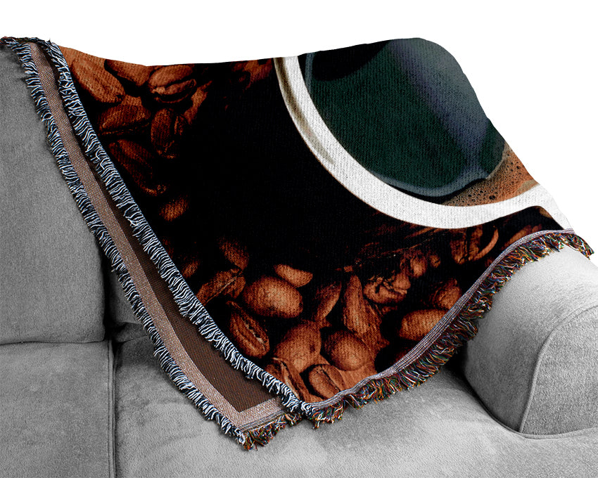 The Perfect Coffee Woven Blanket