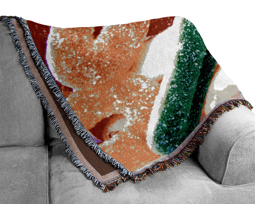 Fizzy Sweets Woven Blanket