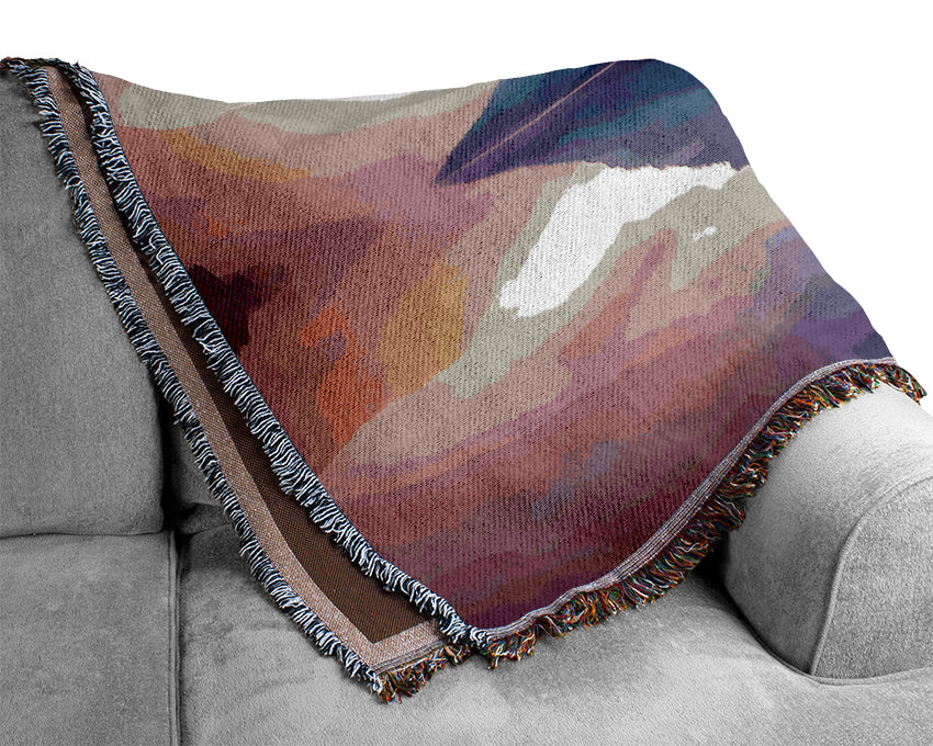 Reflection In Water Woven Blanket