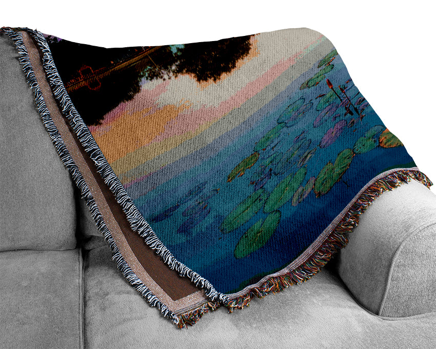 Sukhothai Historical Park Thailand Woven Blanket