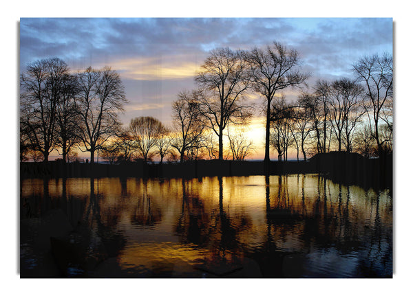 Woodland Lake At First Light