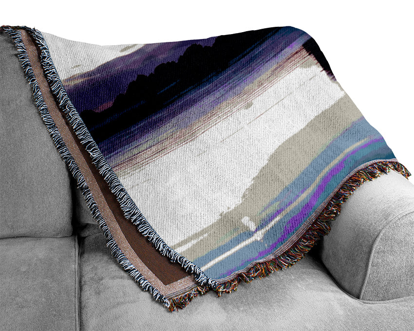 Still Water Reflection Woven Blanket