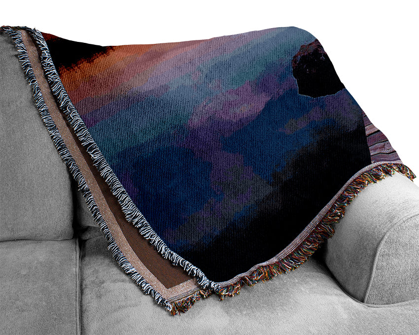 Scottish Boardwalk Calm Woven Blanket