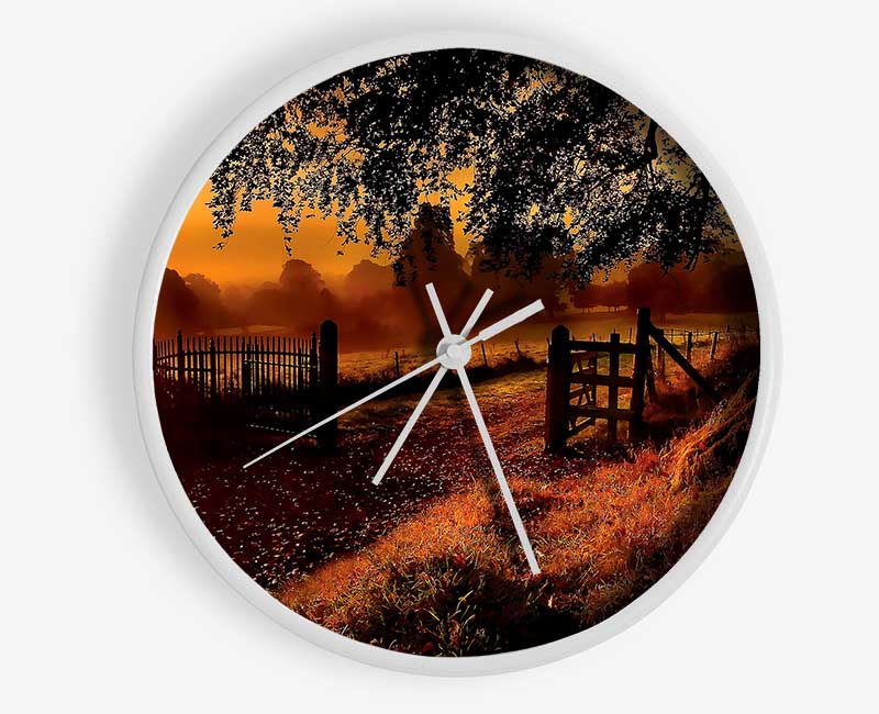 Old Road Gate Clock - Wallart-Direct UK