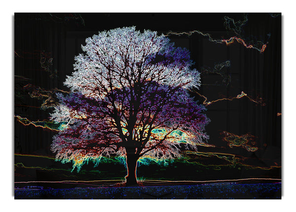 Abstrakte Neonlandschaft 12