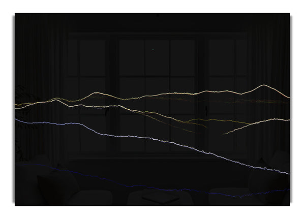 Abstrakte Neonlandschaft 11