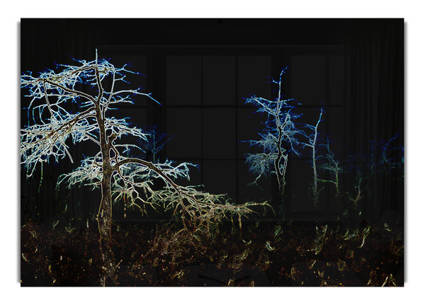 Abstrakte Neonlandschaft 09
