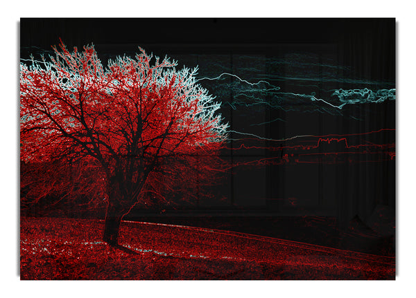 Abstrakte Neonlandschaft 04