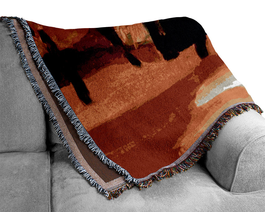 Autumn Bridge Woven Blanket