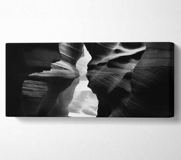 The Caves Doorway B n W