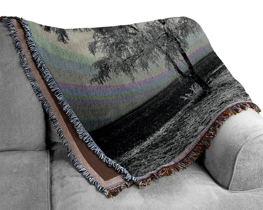 Winter Parade B n W Woven Blanket
