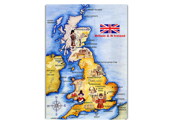 Monuments Of England Map