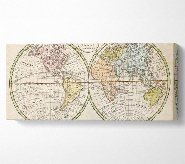 Map Of The World Pre American Map
