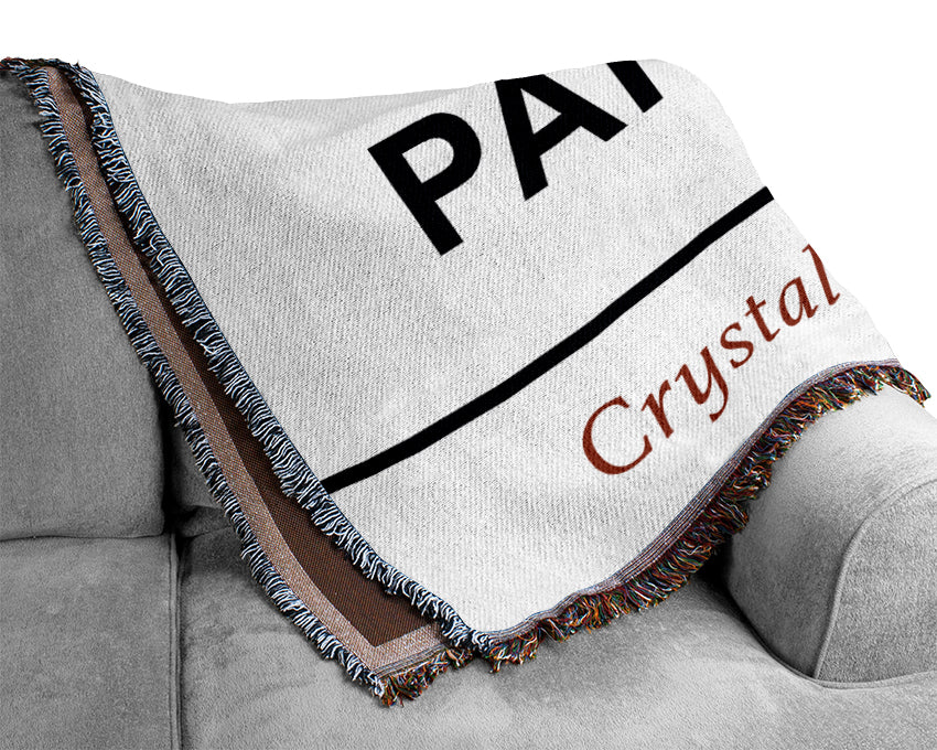 Selhurst Park Signs Woven Blanket