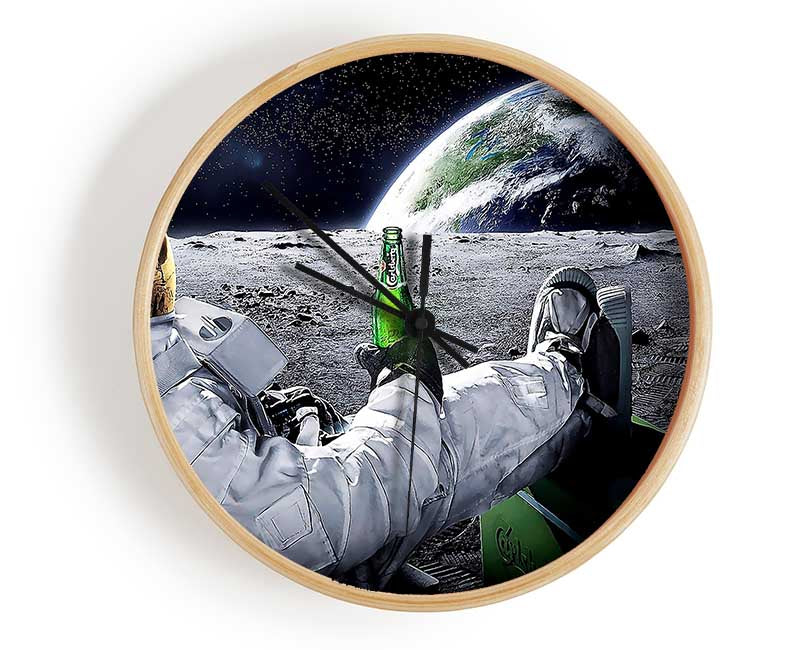 Moon Drink Clock - Wallart-Direct UK