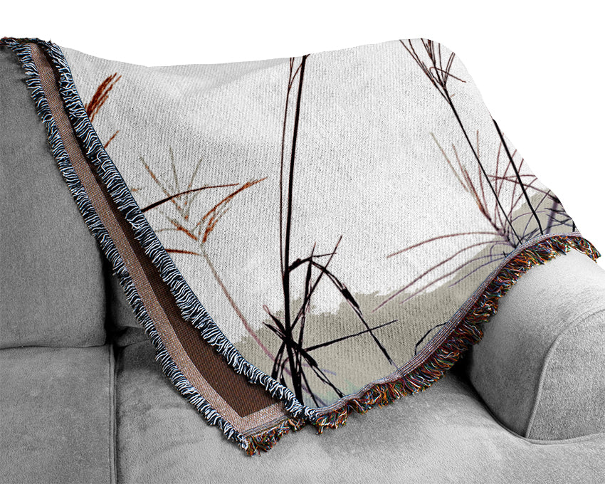 Grass Sunset Woven Blanket