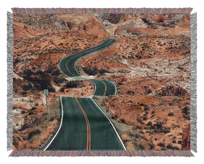 Long Road Woven Blanket
