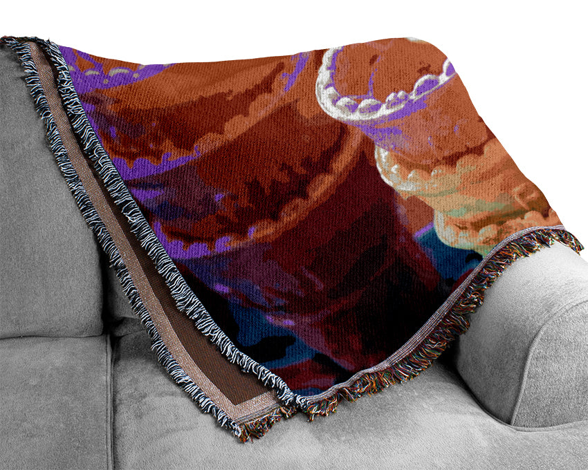 Ice Cream Cones Woven Blanket