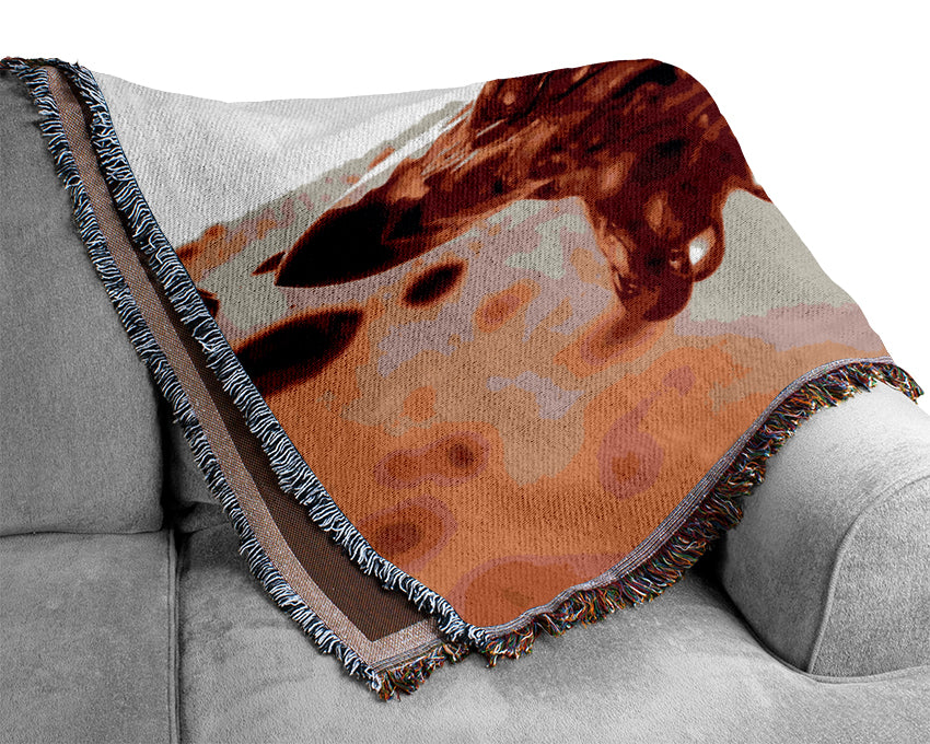 Red Juice Woven Blanket