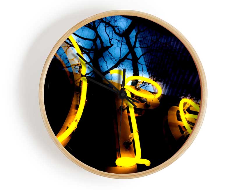 Open Blur Clock - Wallart-Direct UK