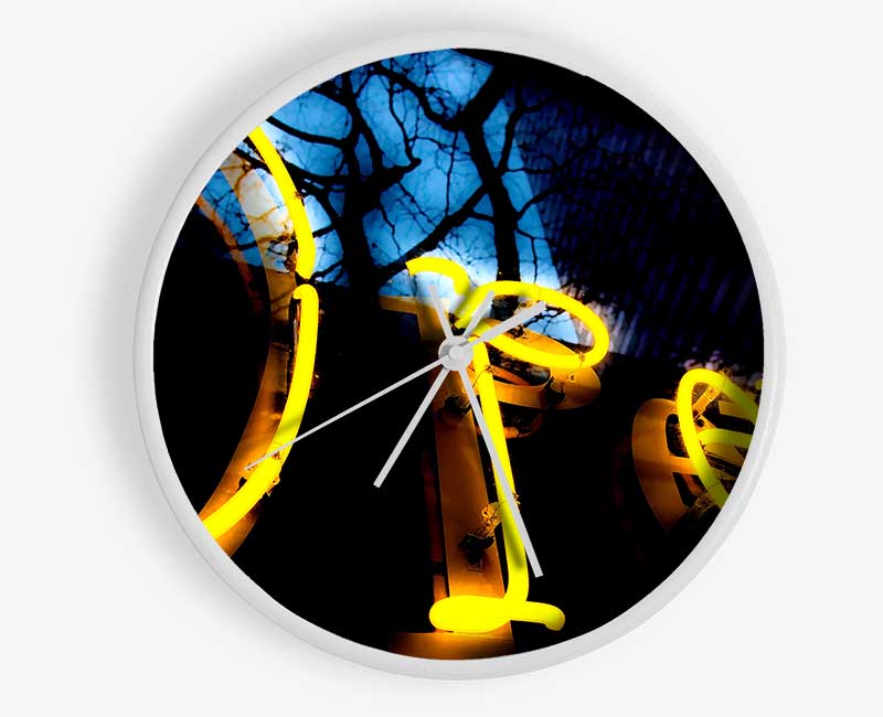 Open Blur Clock - Wallart-Direct UK