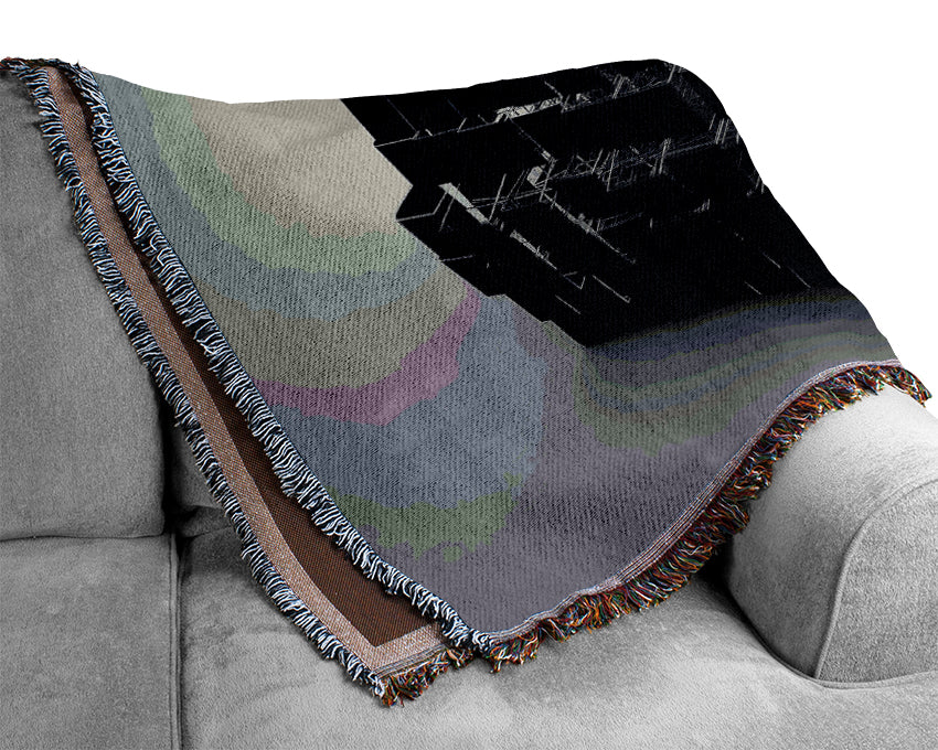 Exploding Cube Woven Blanket
