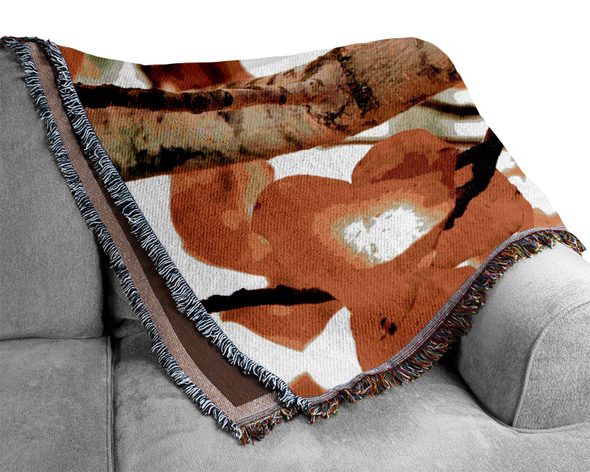 Fall Tree Woven Blanket
