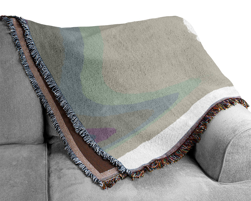 Red Jelly Cube Woven Blanket
