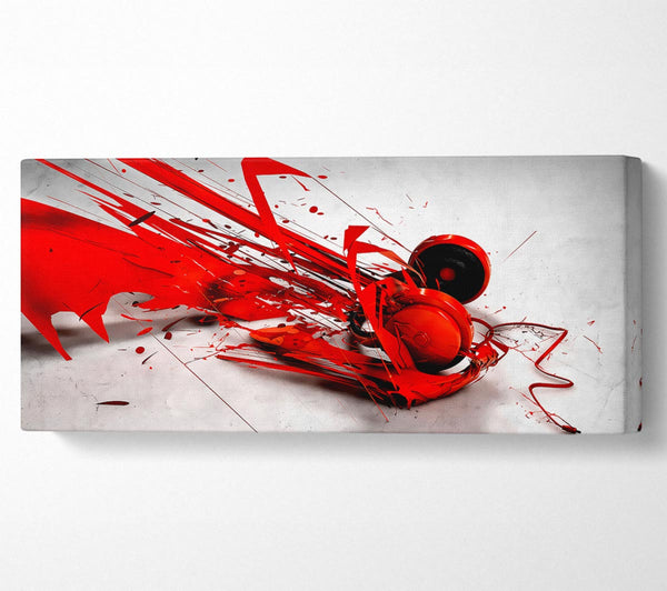 Red Headphone Blast