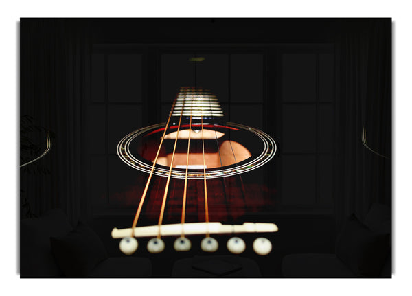 Akustikgitarre Nahaufnahme