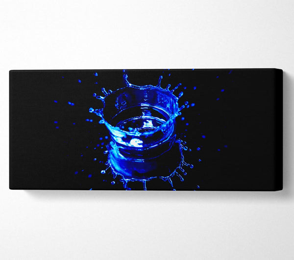 Electric Blue Water Drop