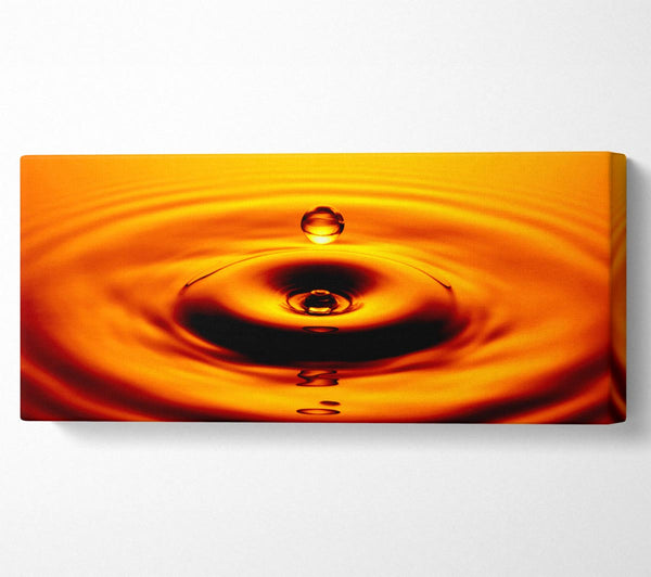 Orange Water Droplet