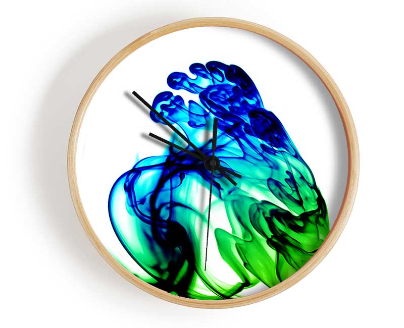Movement Of Smoke Clock - Wallart-Direct UK