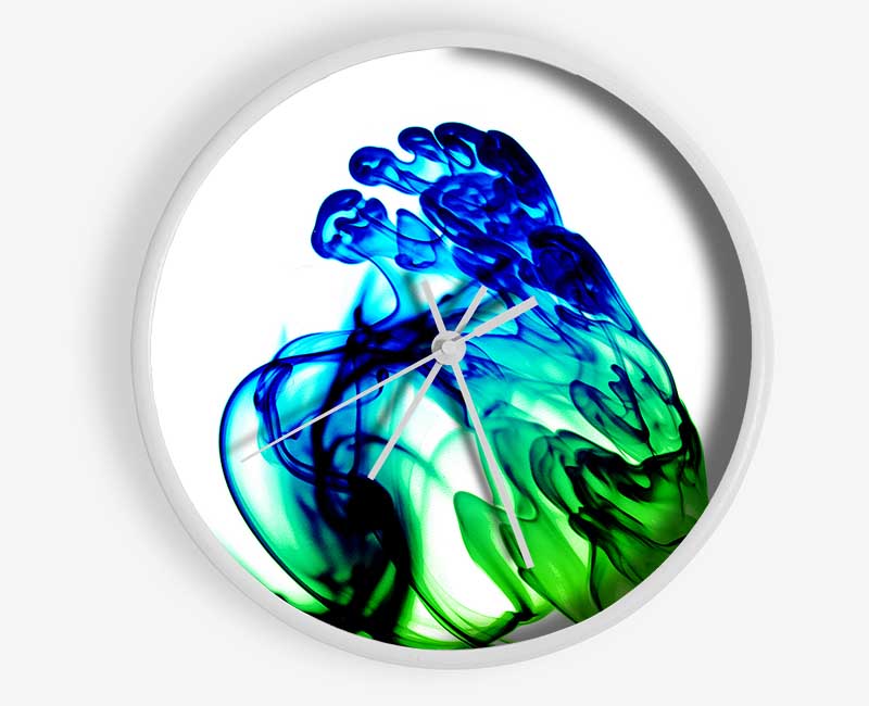 Movement Of Smoke Clock - Wallart-Direct UK
