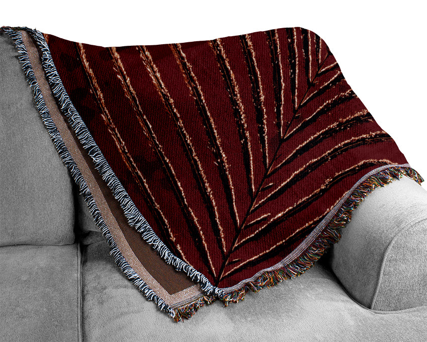 Peacock Feather 06 Woven Blanket