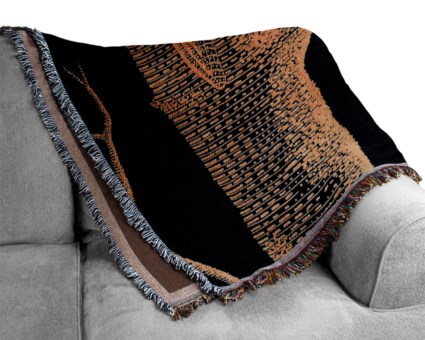 The Night Time Woodland Woven Blanket