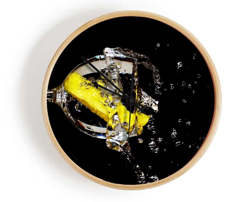 Gin And Tonic With Lemon Clock - Wallart-Direct UK