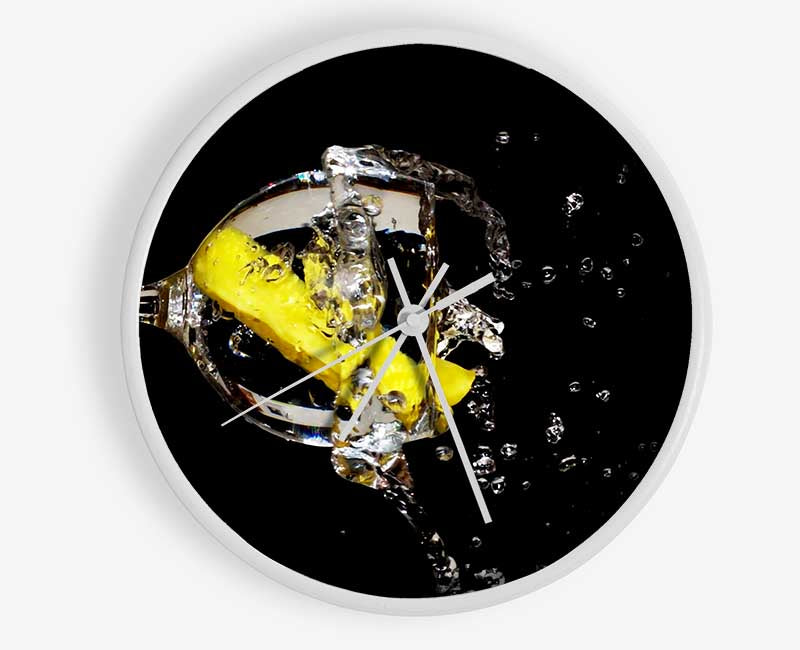 Gin And Tonic With Lemon Clock - Wallart-Direct UK