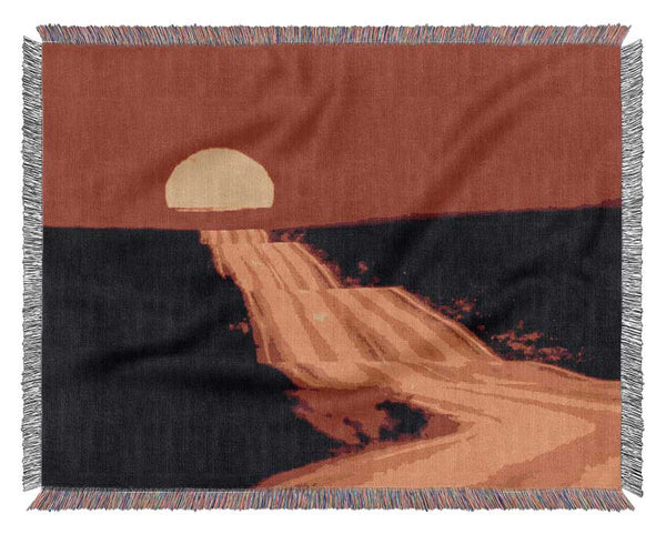 The Road To The Sun Woven Blanket
